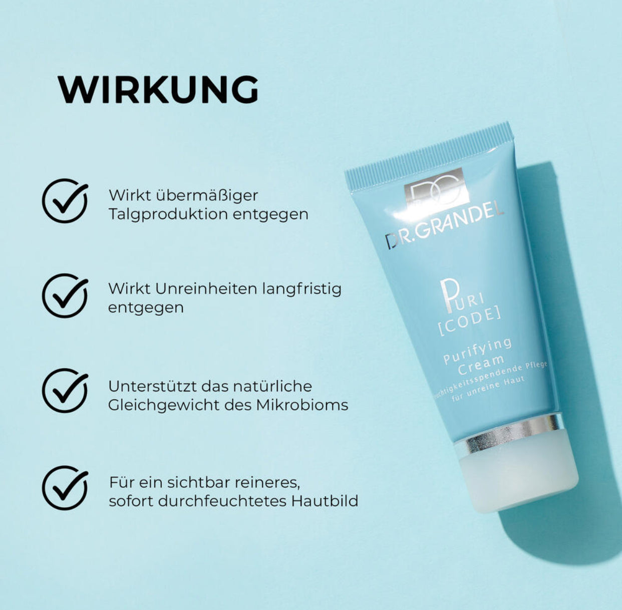 PURICODE - Purifying Cream - Feuchtigkeitspflege für unreine Haut
