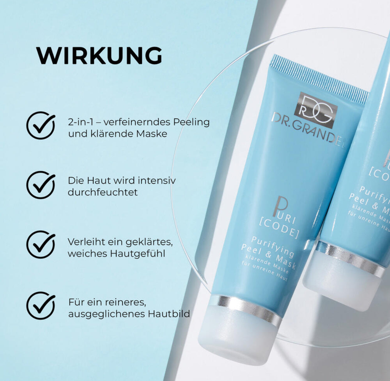 PURICODE - Purifying Peel & Mask - Maske für unreine Haut