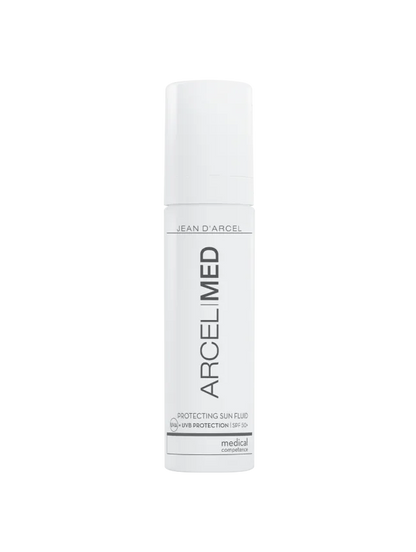 UVA + UVB PROTECTION | SPF 50+ PROTECTING  SUN FLUID